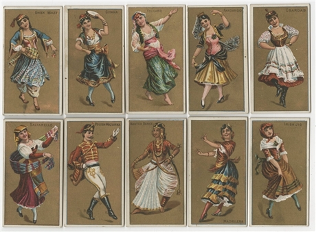 1889 N225 Kinney "National Dances" Complete Set (50) 